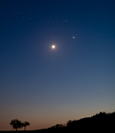Venus & Mond im goldenen Tor der Ekliptik