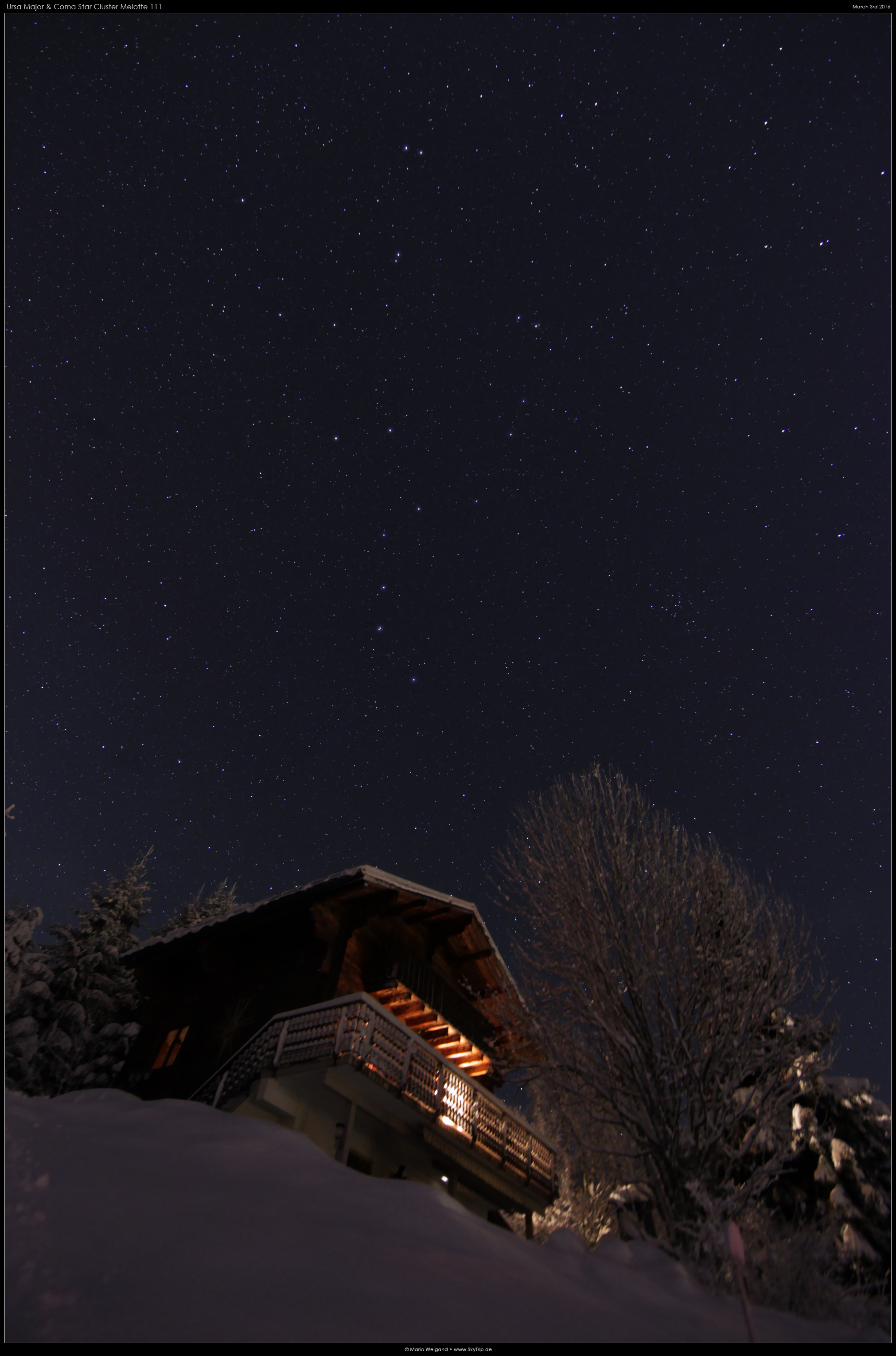 Ursa Major und Melotte 111