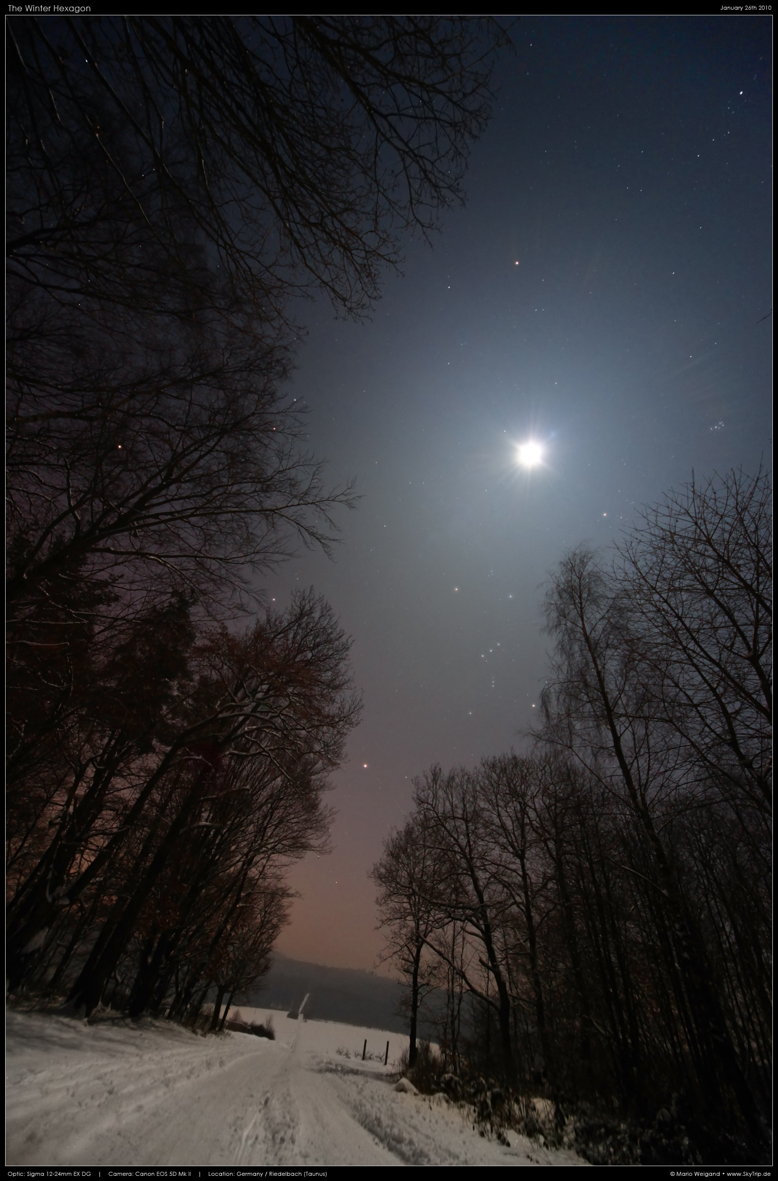 Das Winter-Sechseck