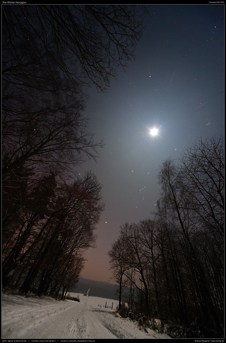 Das Winter-Sechseck
