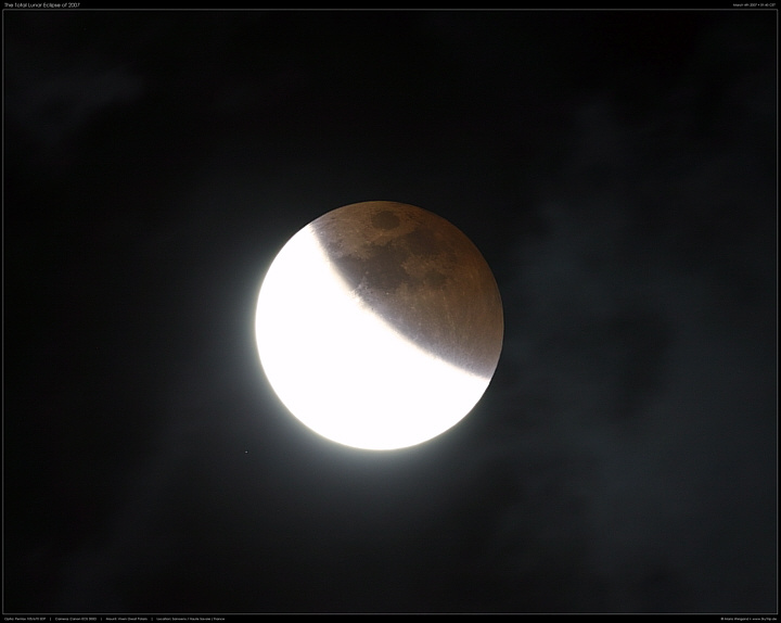 Totale Mondfinsternis 2007: Partielle Phase IX