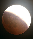 Mondfinsternis 2008, Bild 3: Partielle Phase
