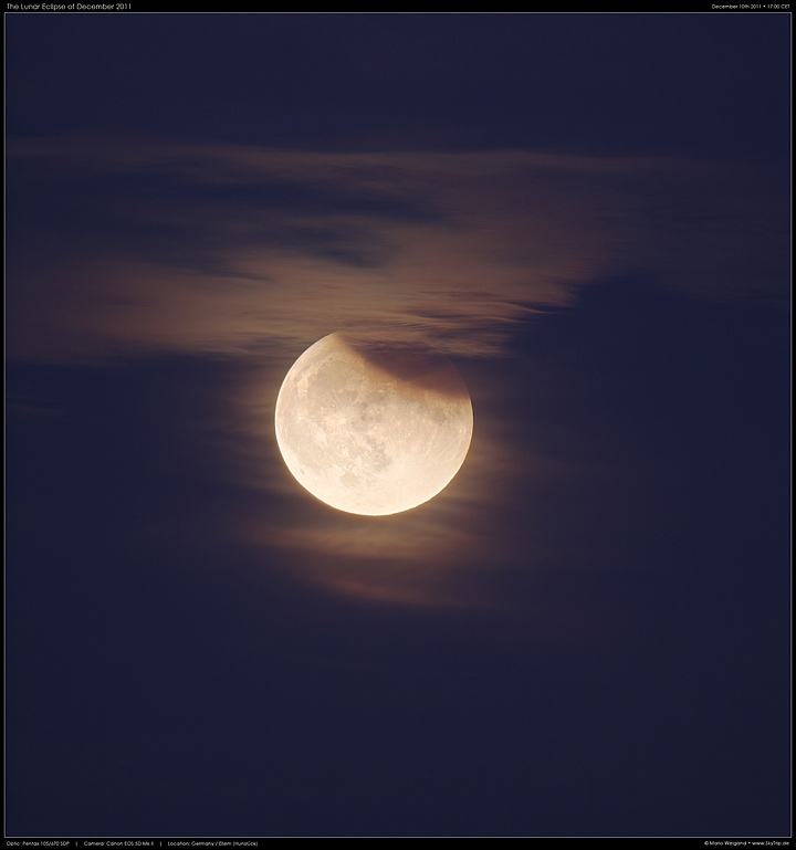 Mondfinsternis vom 10. Dezember 2011, Hunsrück