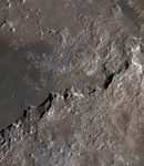 Mond: Mons Huygens & Mons Bradley in Falschfarben