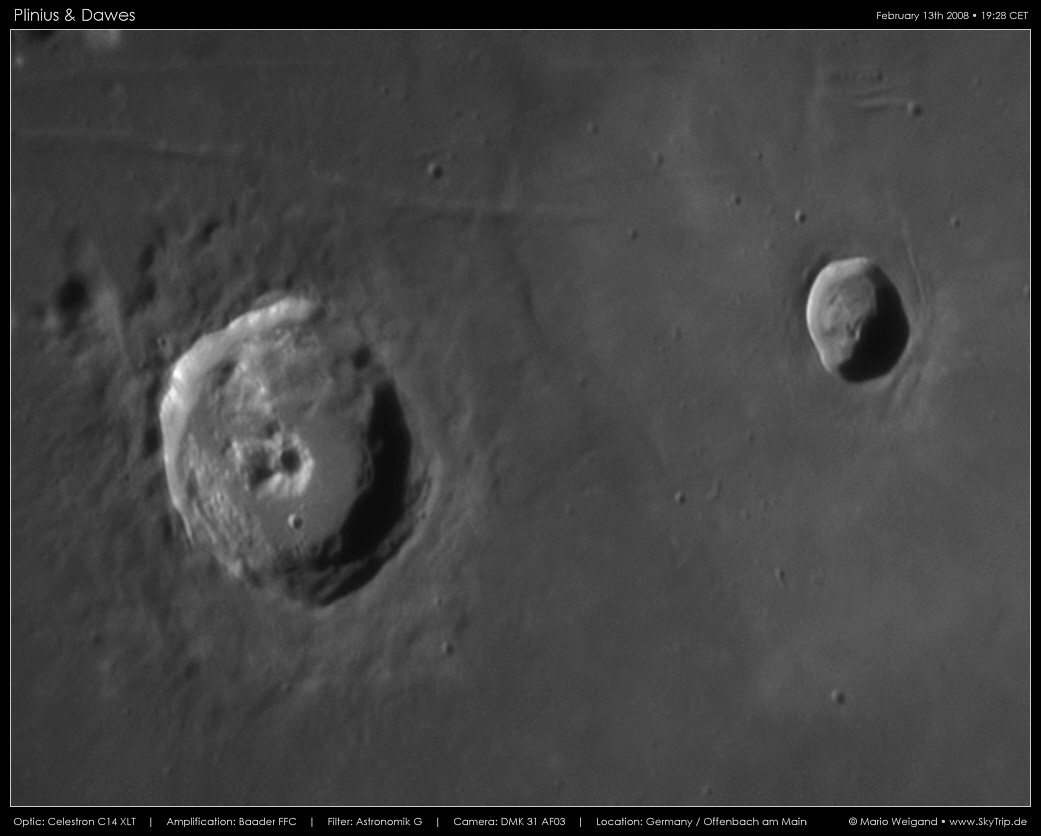 Mondfoto: Plinius & Dawes
