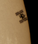 ISS Transit bei der Sonne