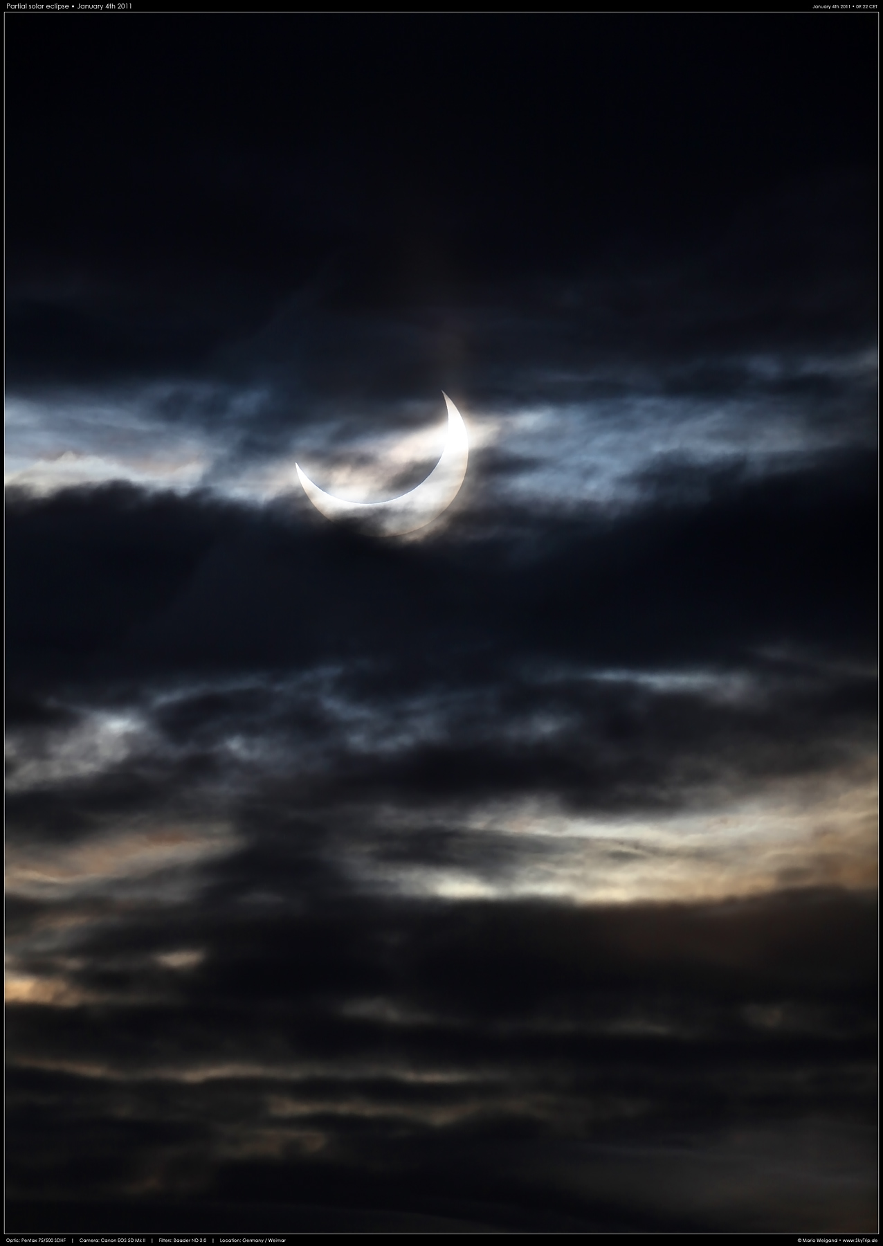 SoFi 2011 - Maximale Verfinsterung mit 71,7%