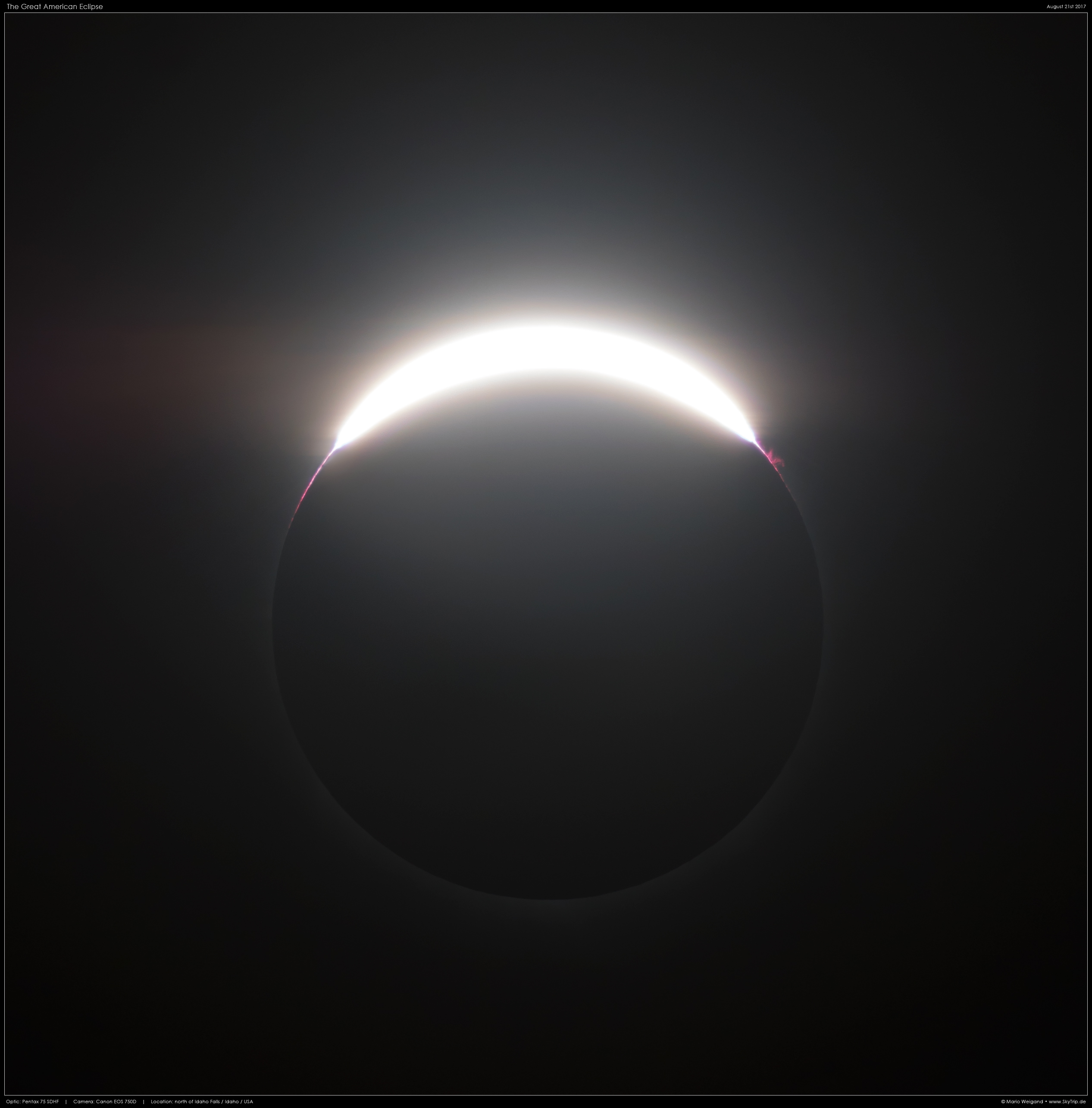 Es wird wieder hell: Diamantring II - Sofi 2017