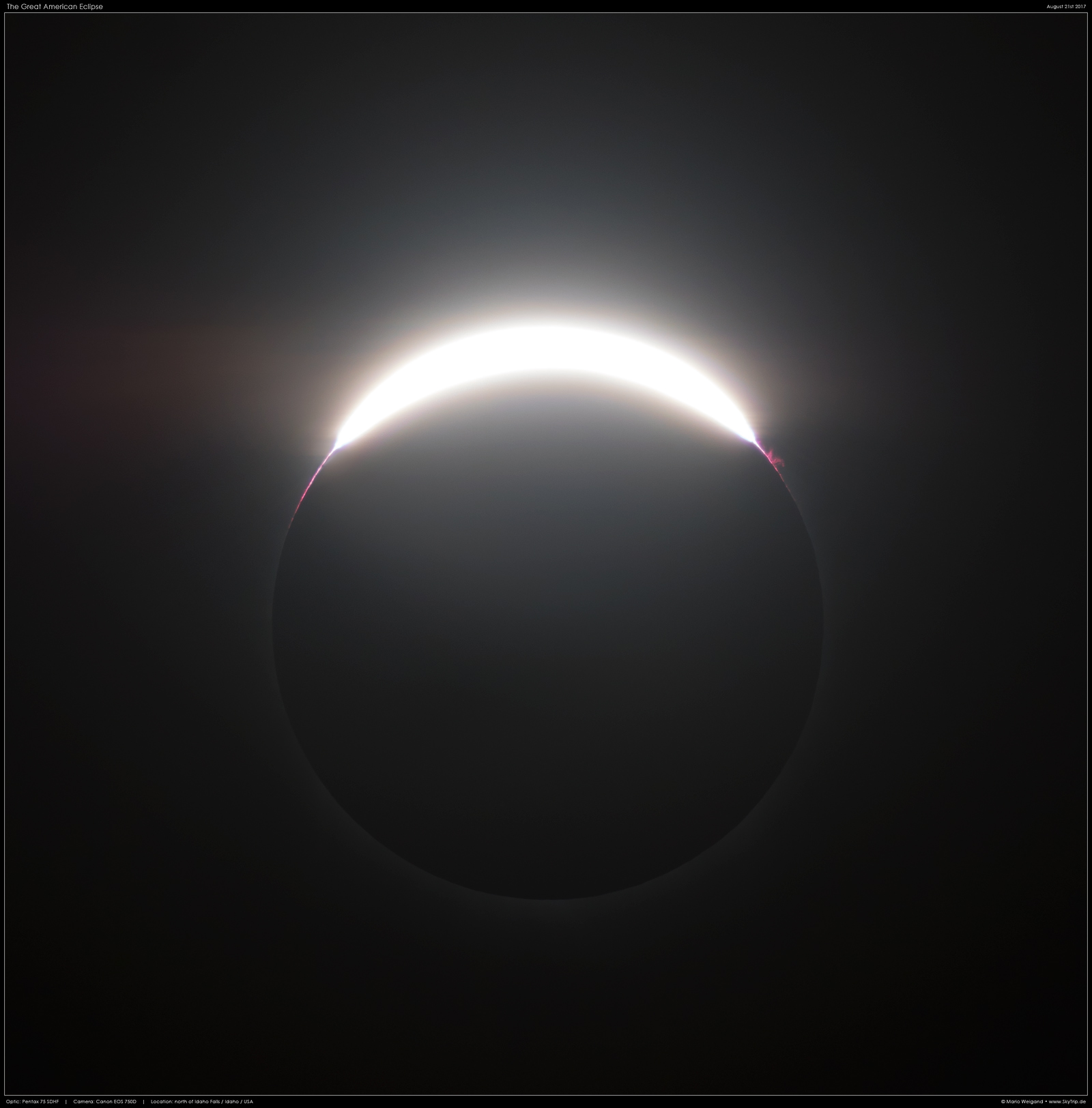 Es wird wieder hell: Diamantring II - Sofi 2017