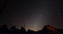 Zodiakallicht über den Alpen