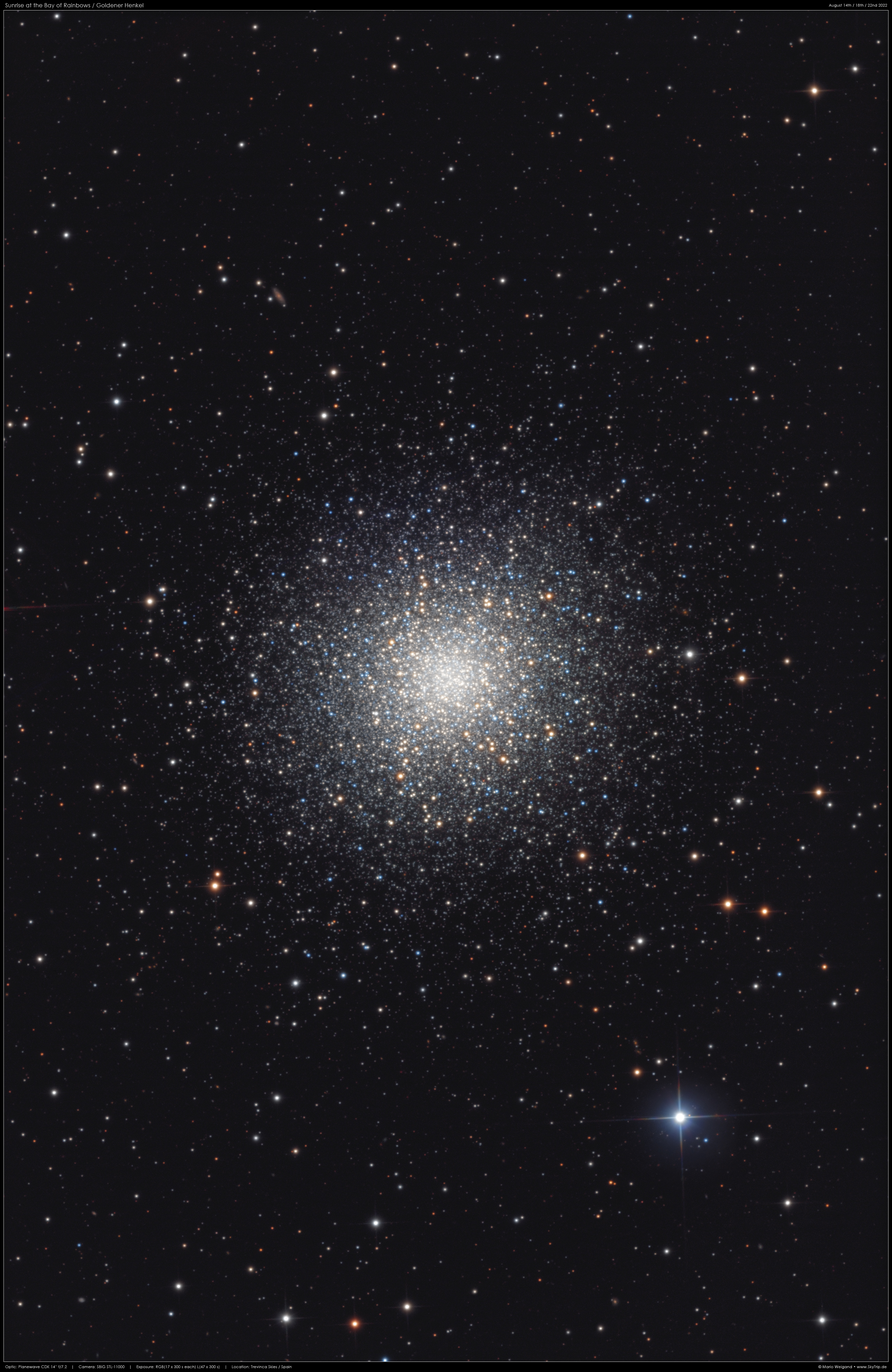 M 13  Hercules Globular Cluster