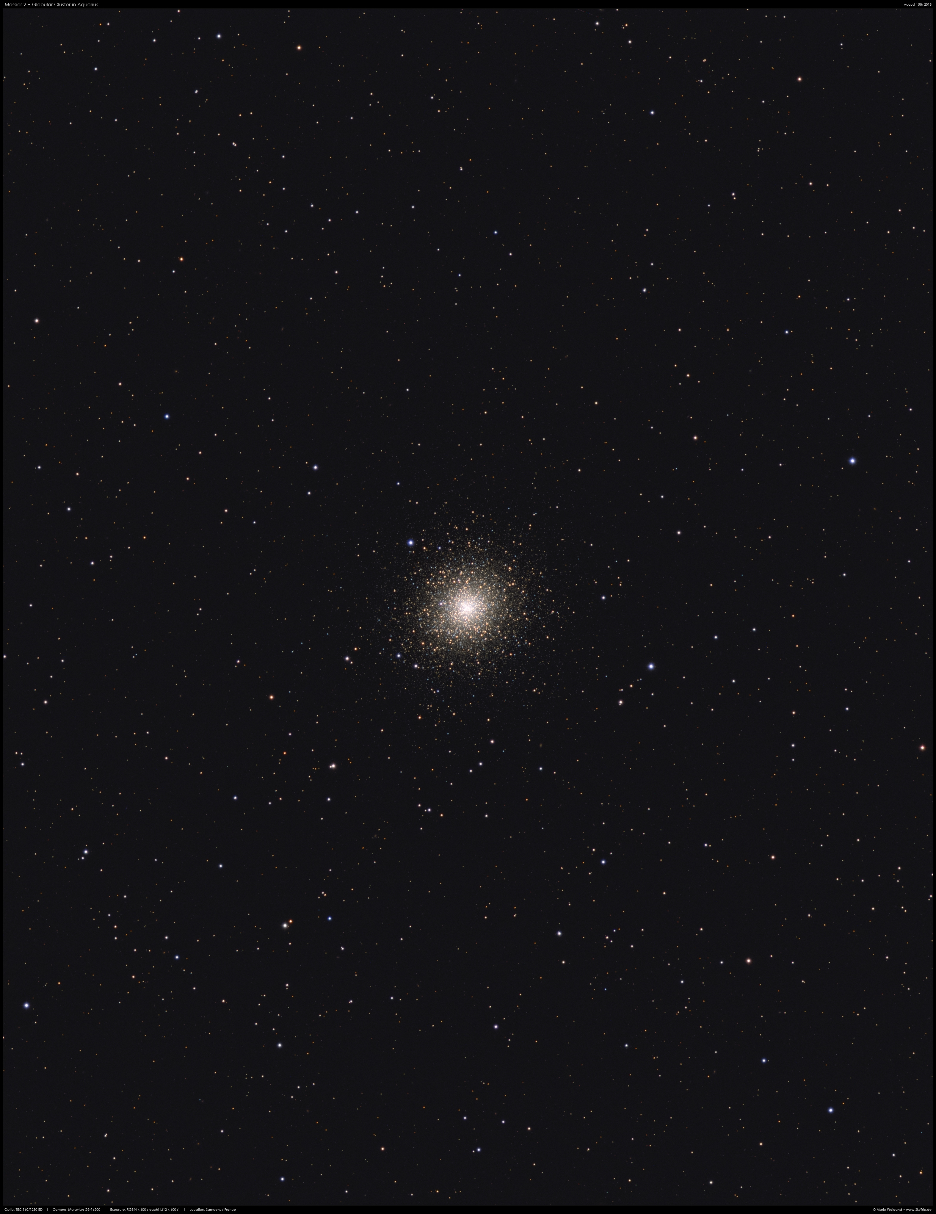 Kugelsternhaufen Messier 2