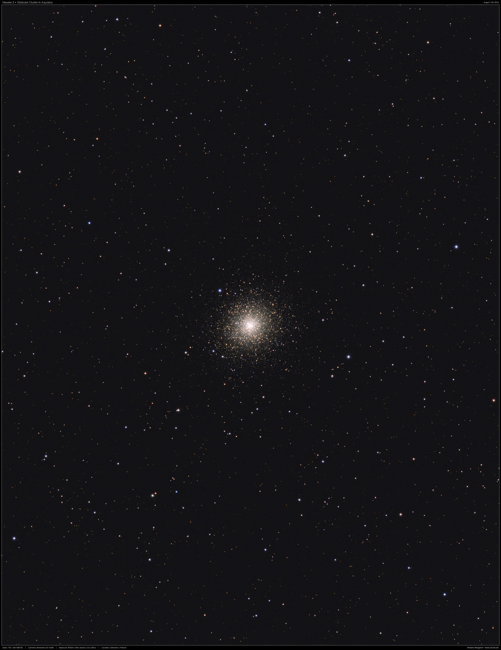 Kugelsternhaufen Messier 2