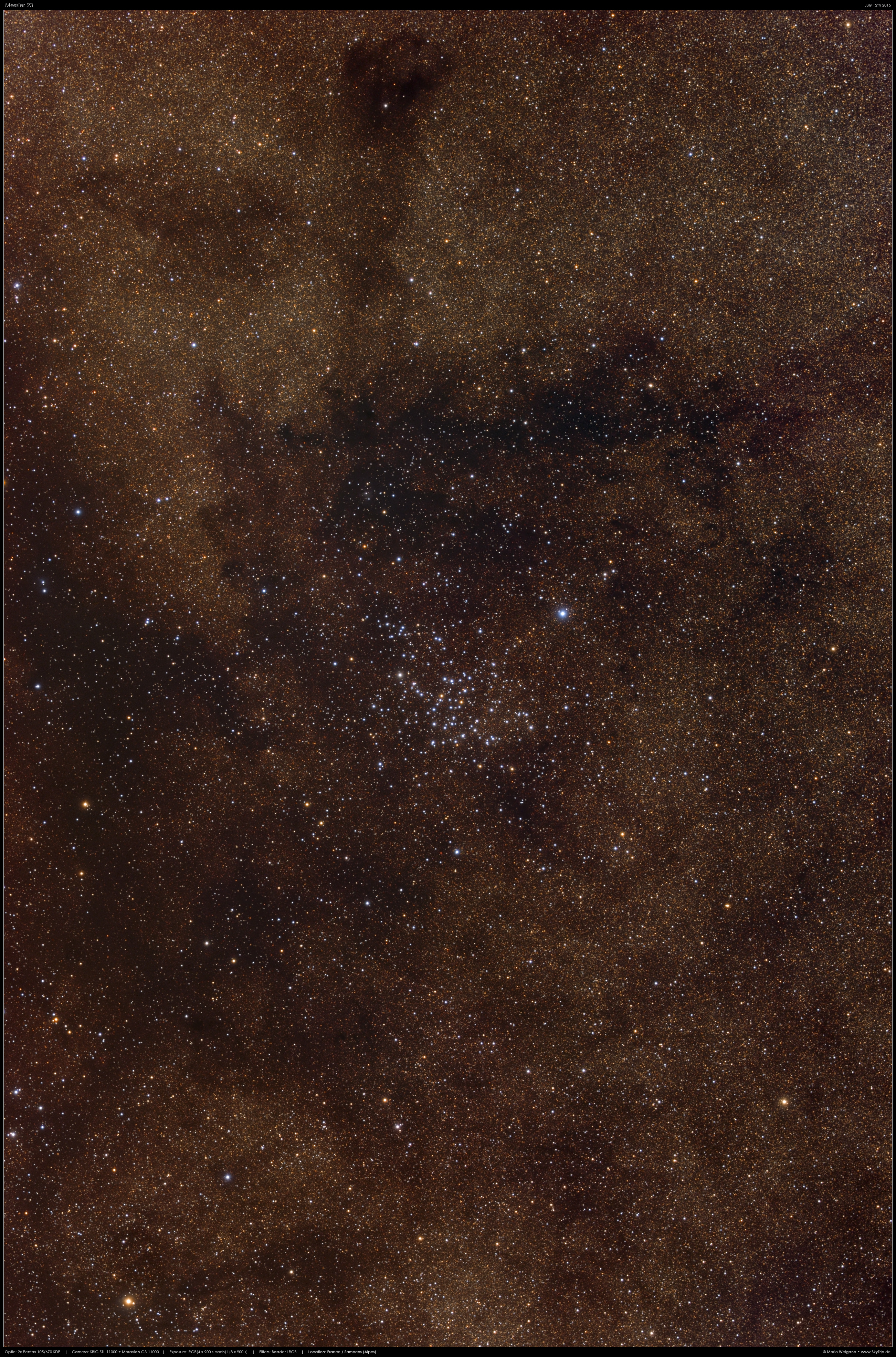 Offener Sternhaufen Messier 23