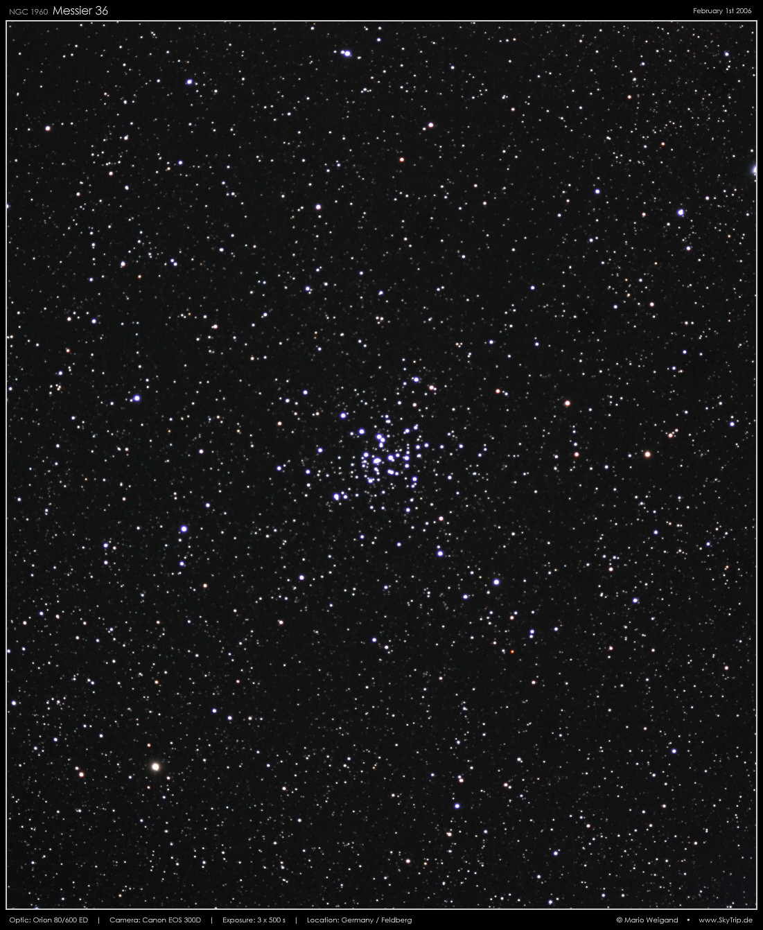 Sternhaufen Messier 36