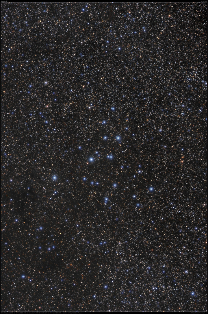 M39, Sternhaufen in Cygnus