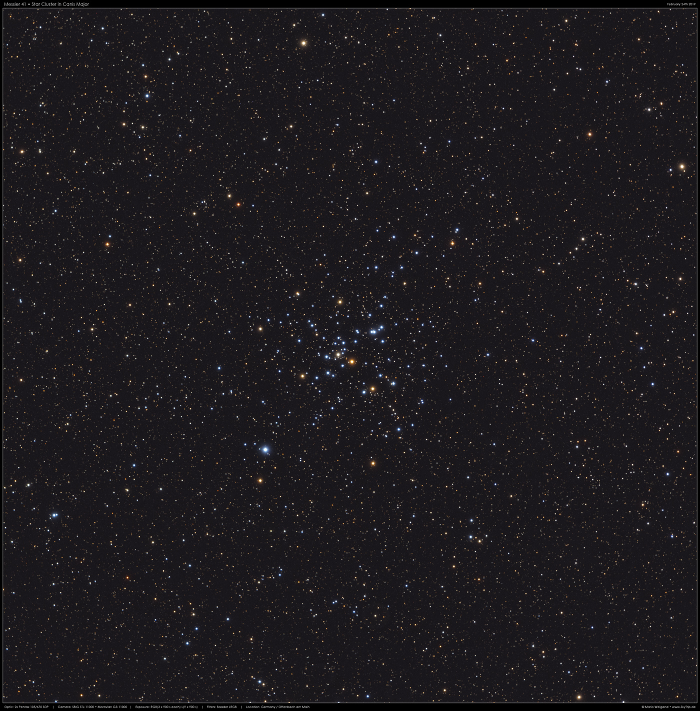 Messier 41 im Groen Hund