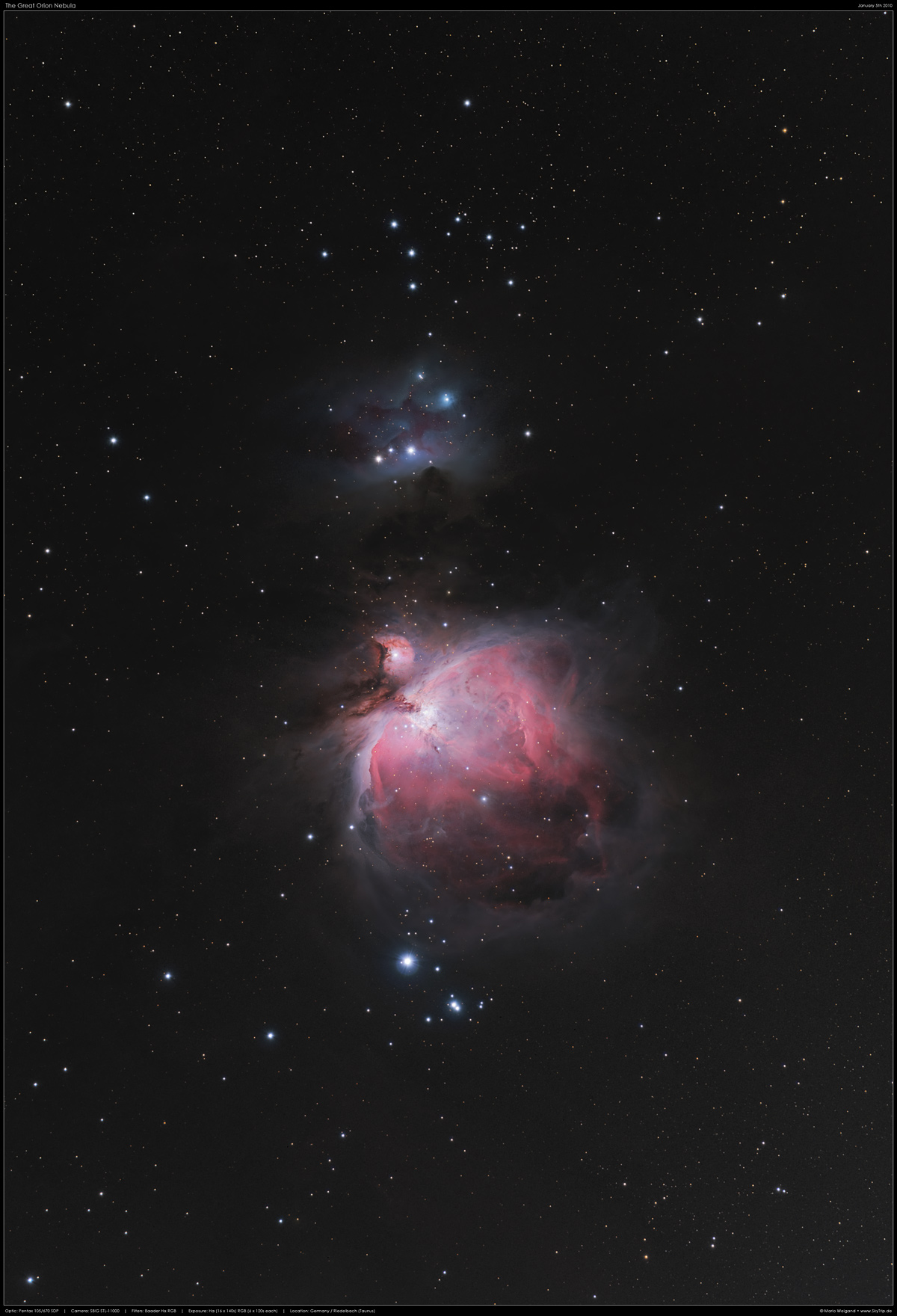 Der Groe Orionnebel M42
