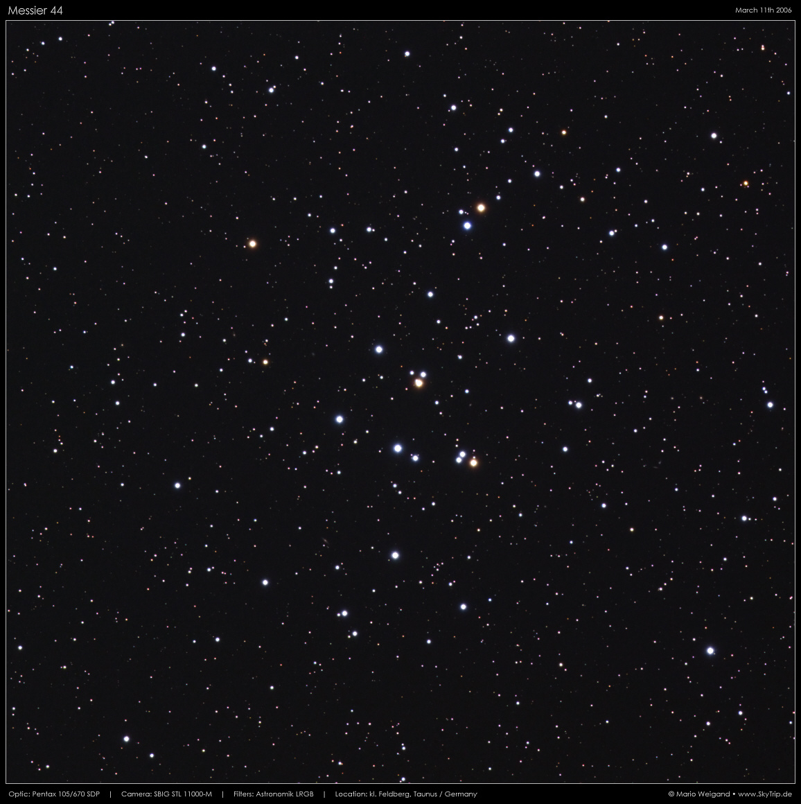 'Die Krippe' / 'The Beehive' Messier 44