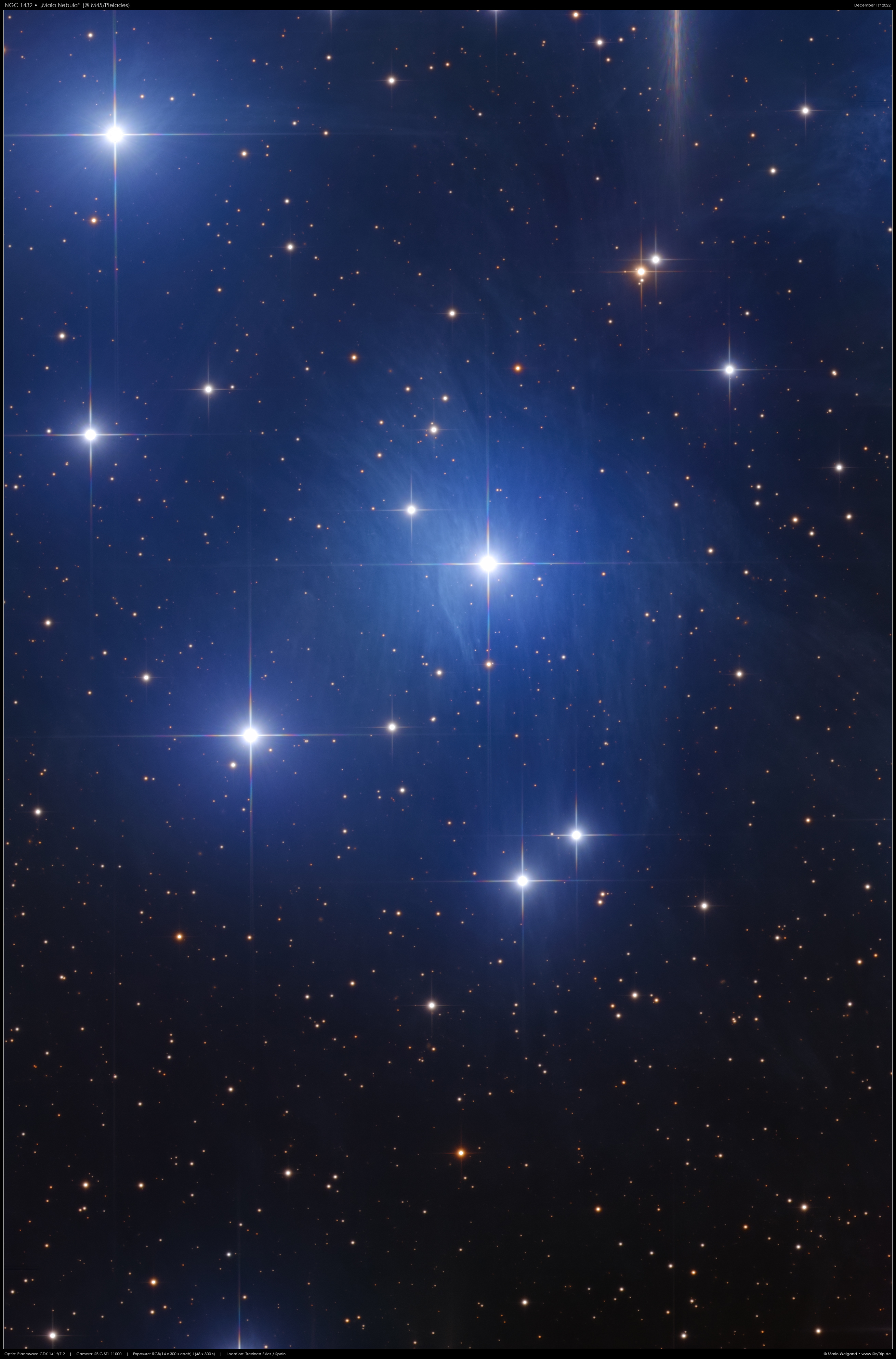 NGC 1432 - Majanebel in M45