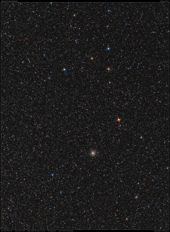 Kugelsternhaufen Messier 56 in Lyra