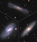 Das Leo Triplett (M 65, 66 & NGC 3628)