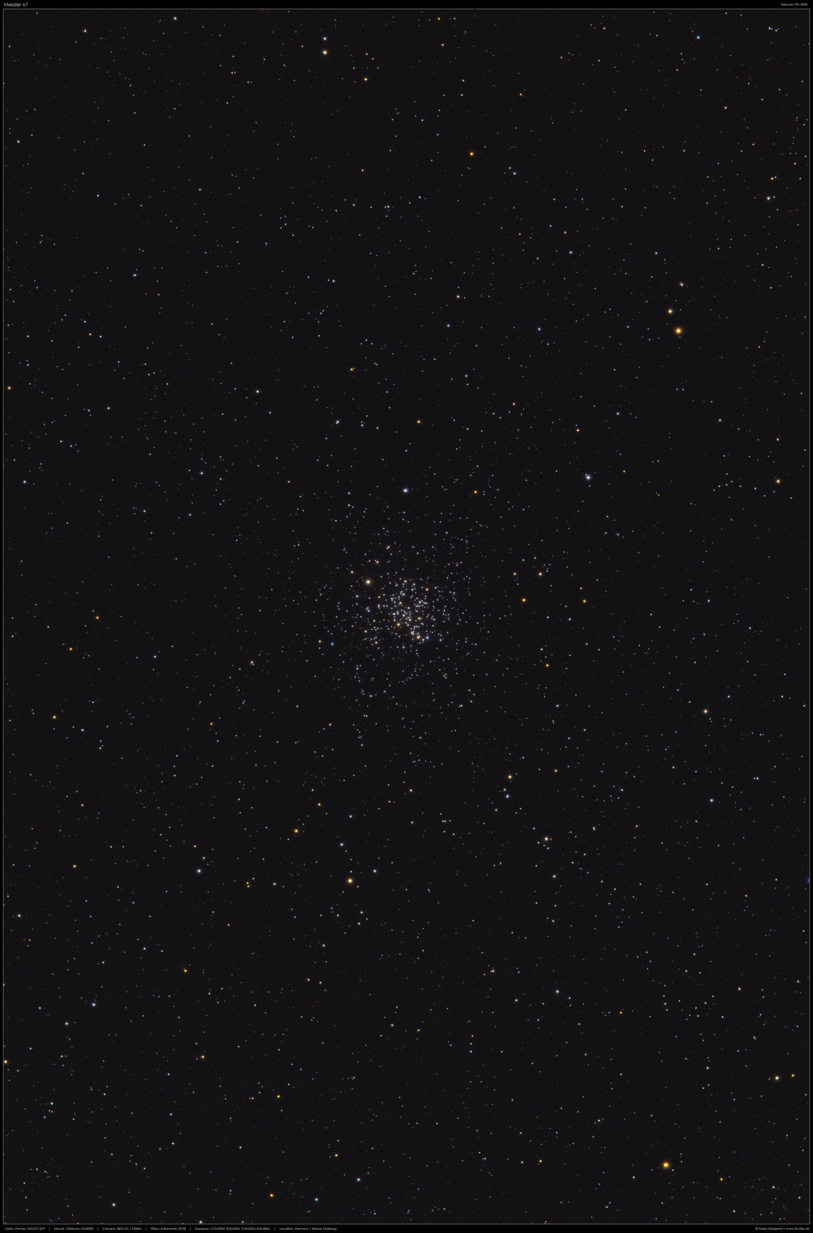 Sternhaufen Messier 67