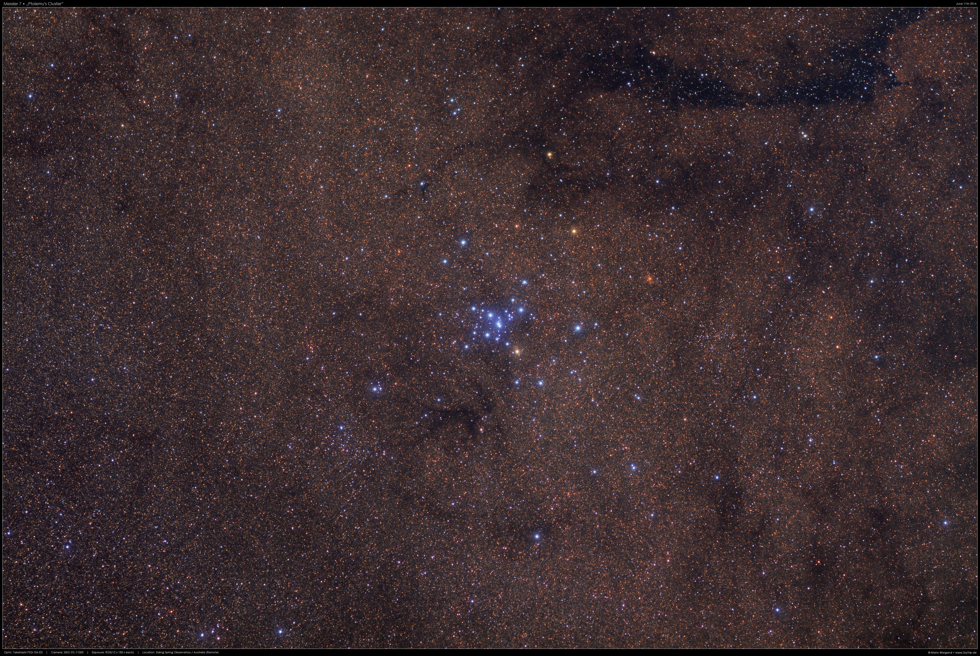 Messier 7 Ptolemaeus Sternhaufen