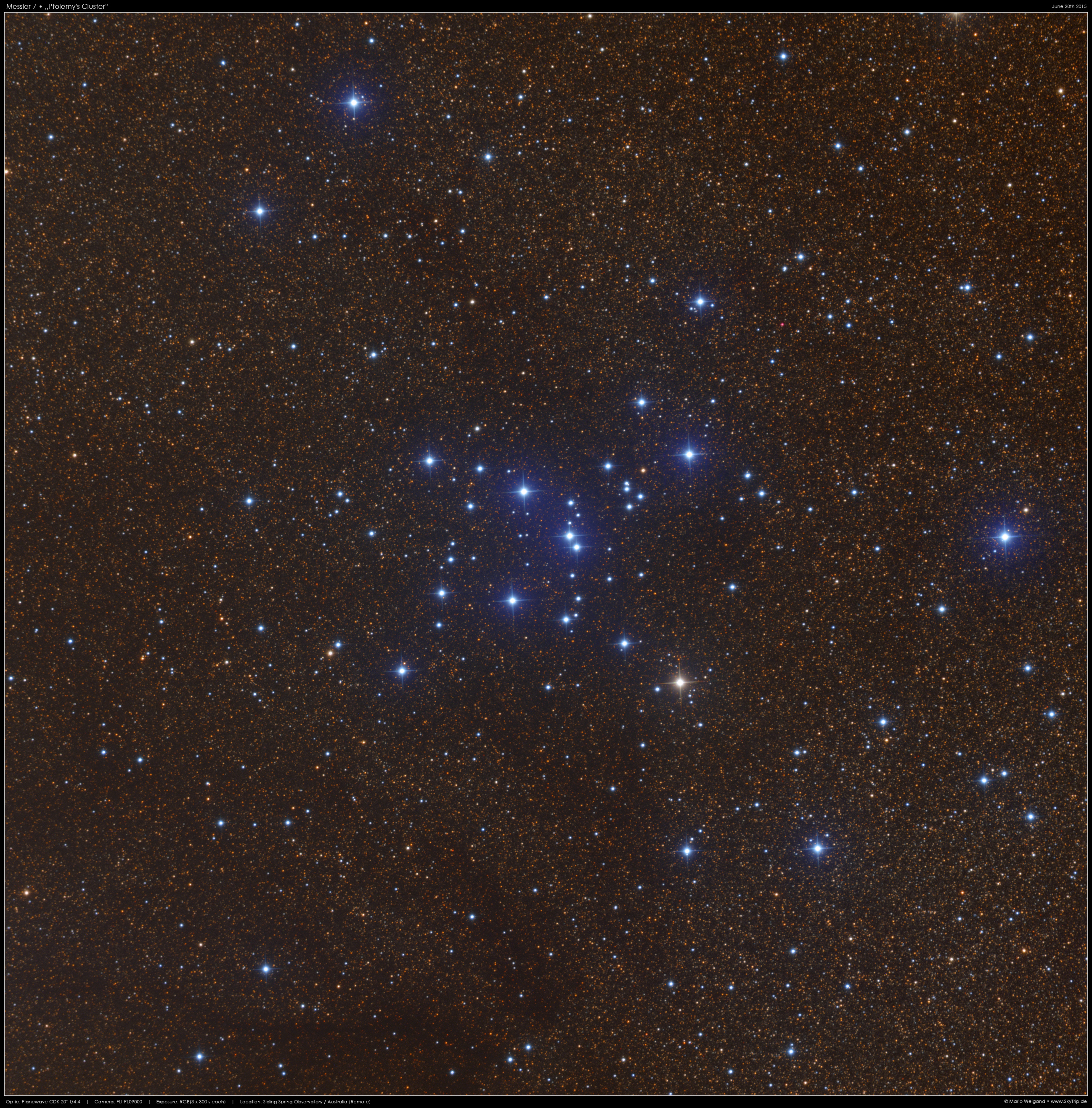 Messier 7 / Ptolemaeus Sternhaufen
