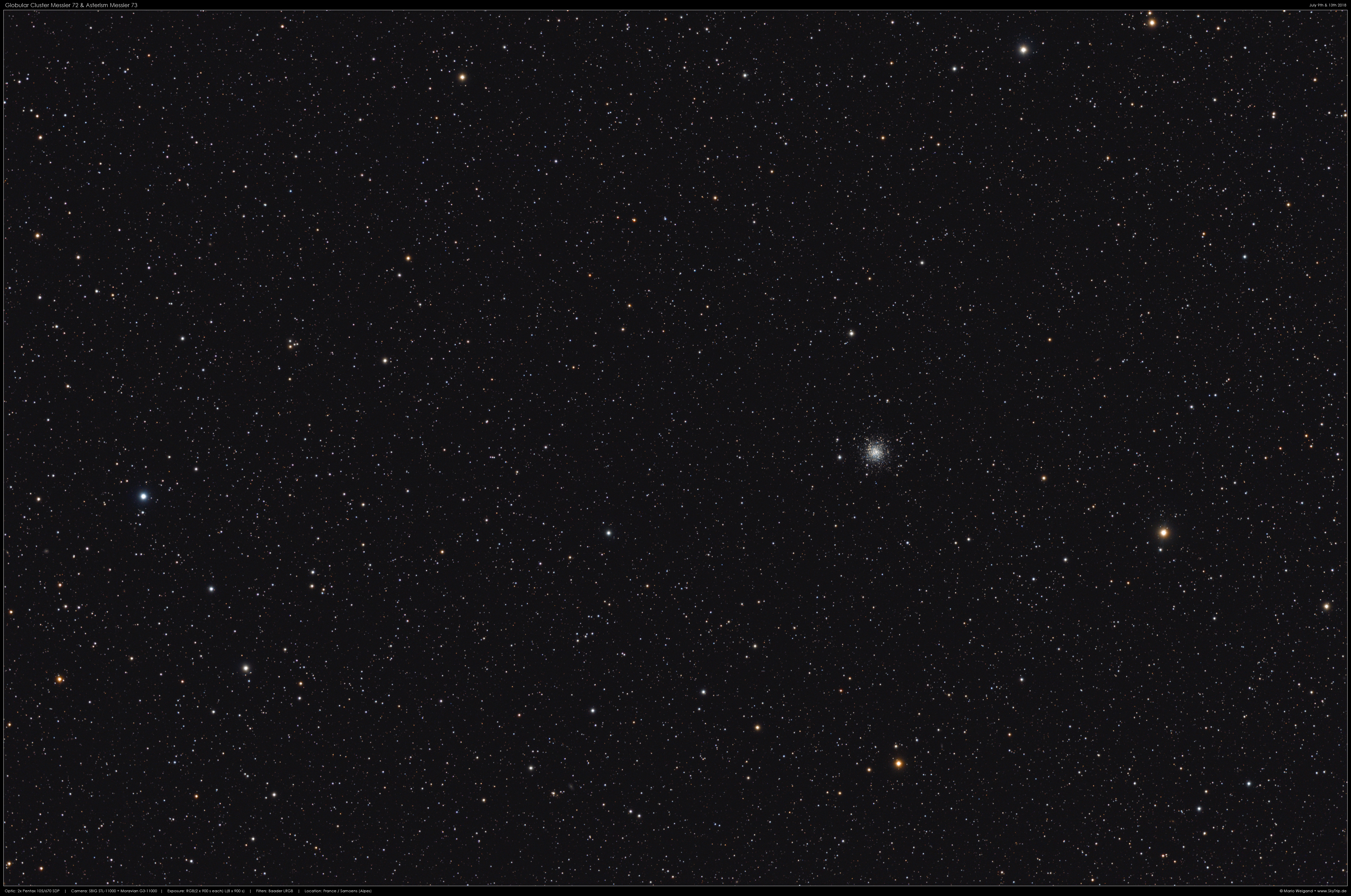 Messier 72 & Asterismus Messier 73