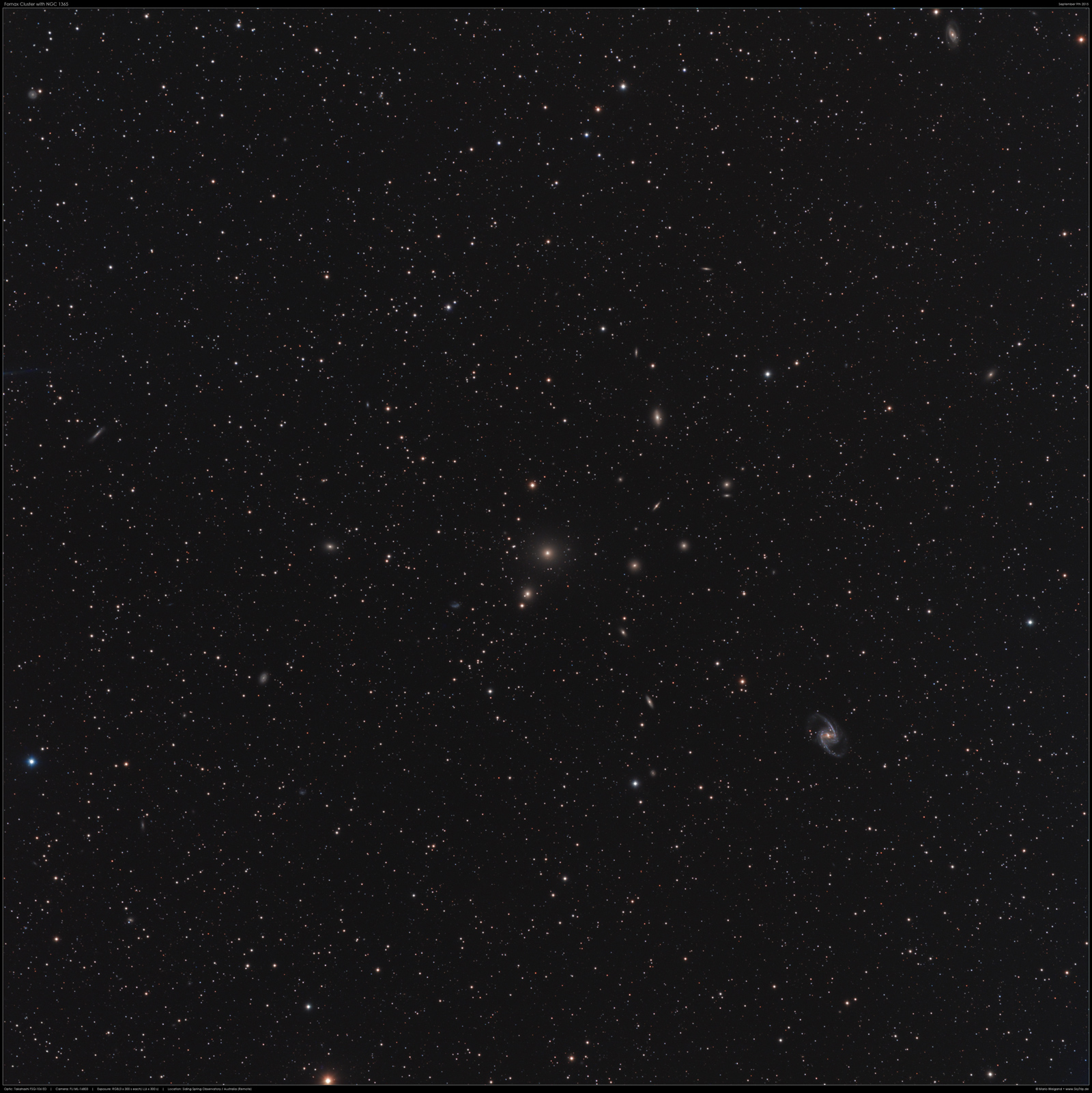 Der Fornax-Galaxienhaufen & NGC 1365