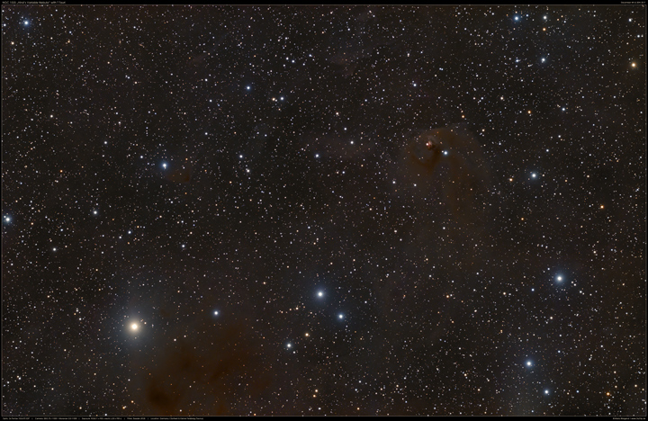 Hind's Variabler Neb. NGC 1555 mit T Tauri