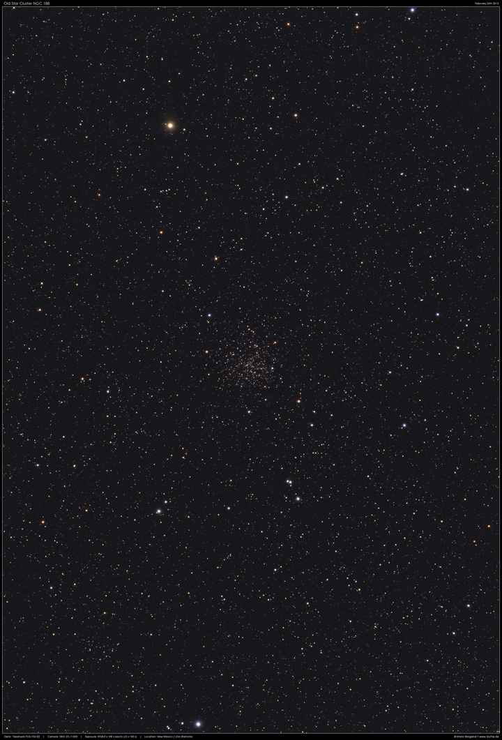 Der alte Sternhaufen NGC 188