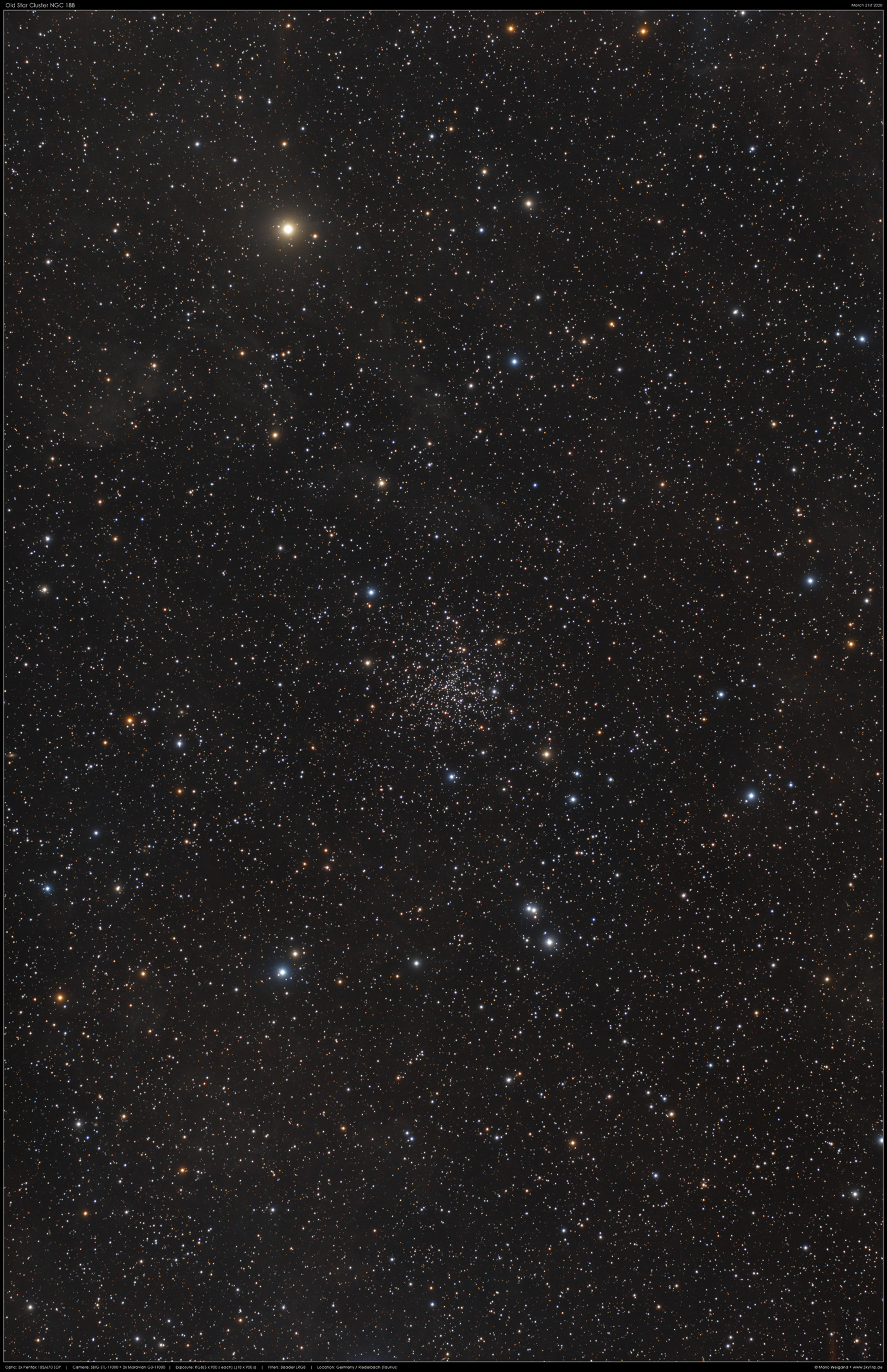 Der alte Sternhaufen NGC 188