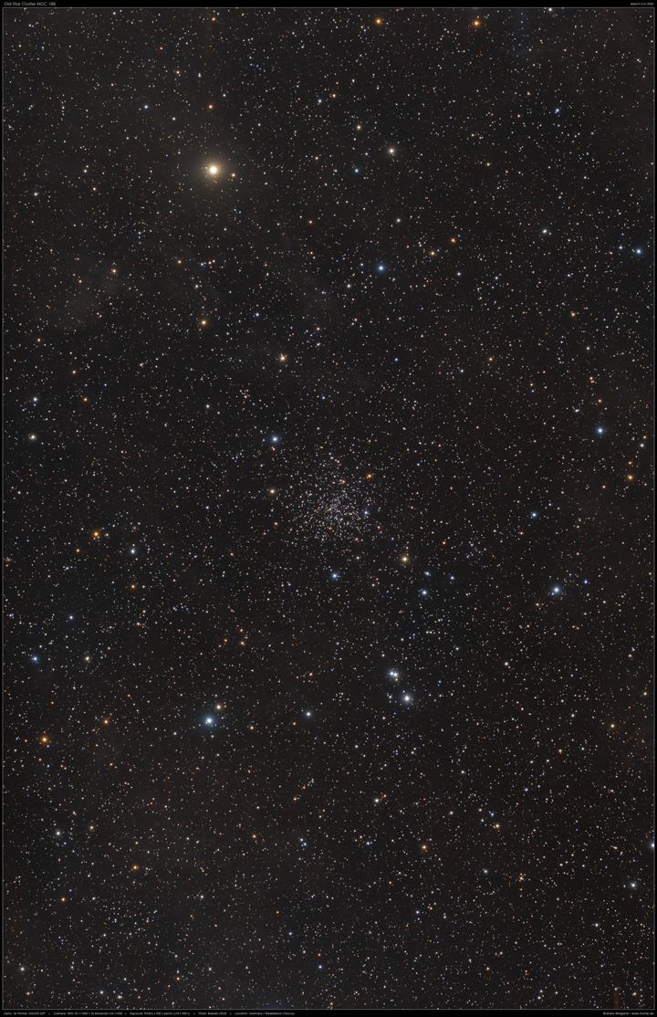 Der alte Sternhaufen NGC 188