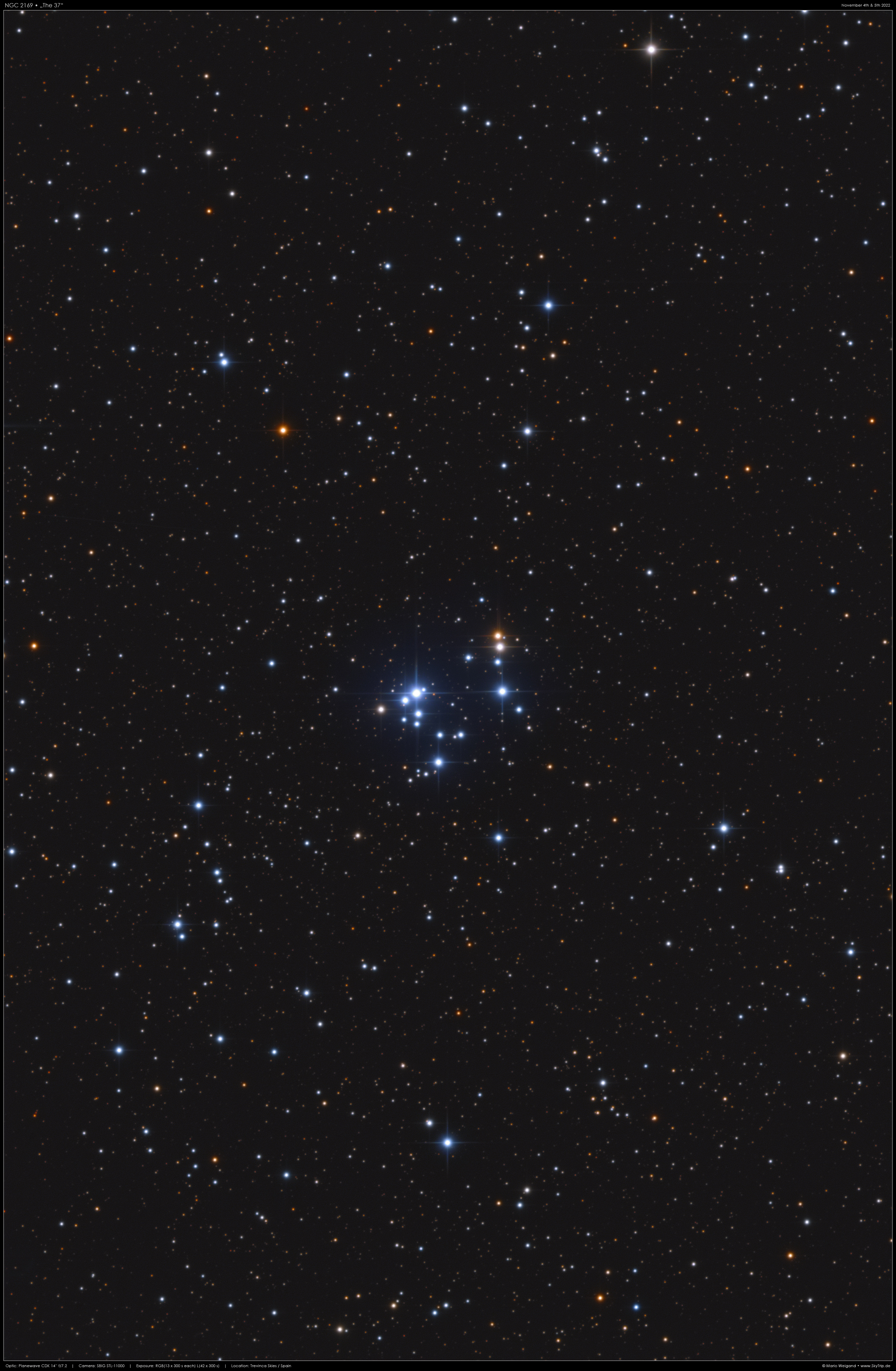 Sternhaufen NGC 2169 'Die 37'