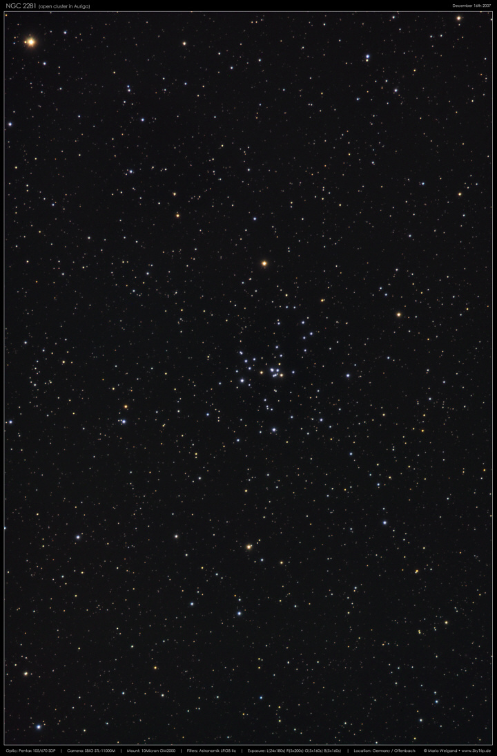Sternhaufen NGC 2281
