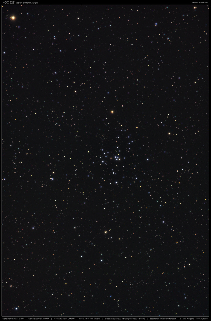 Sternhaufen NGC 2281