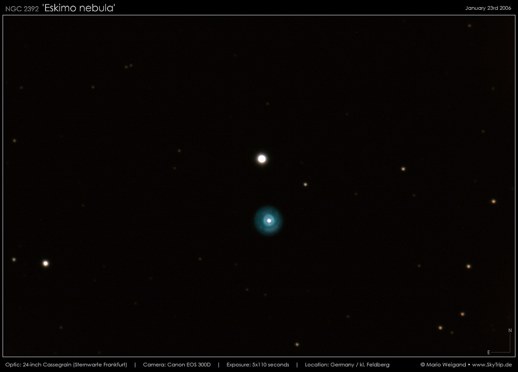 NGC 2392 'Eskimonebel'