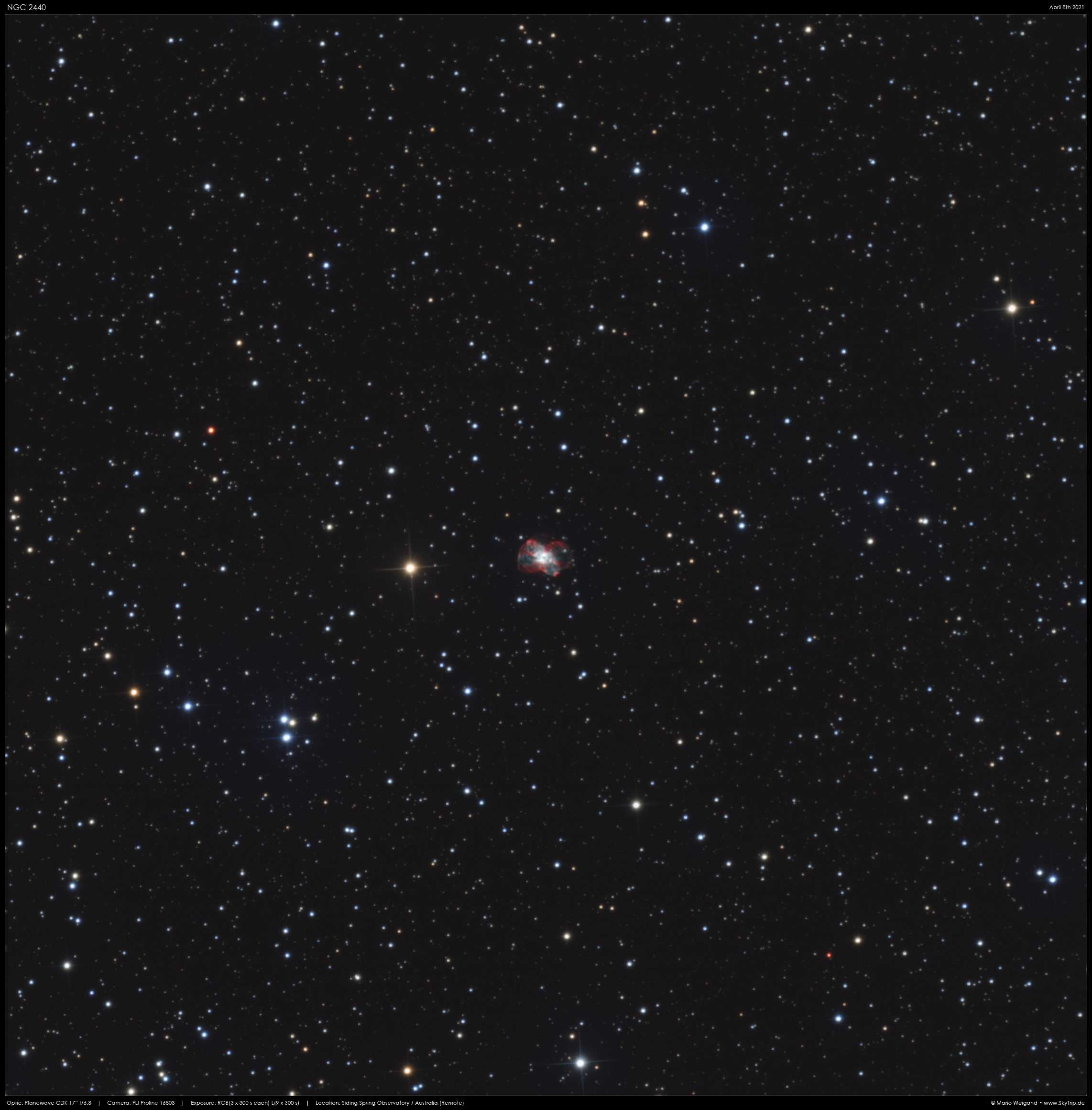 NGC 2440 in Puppis