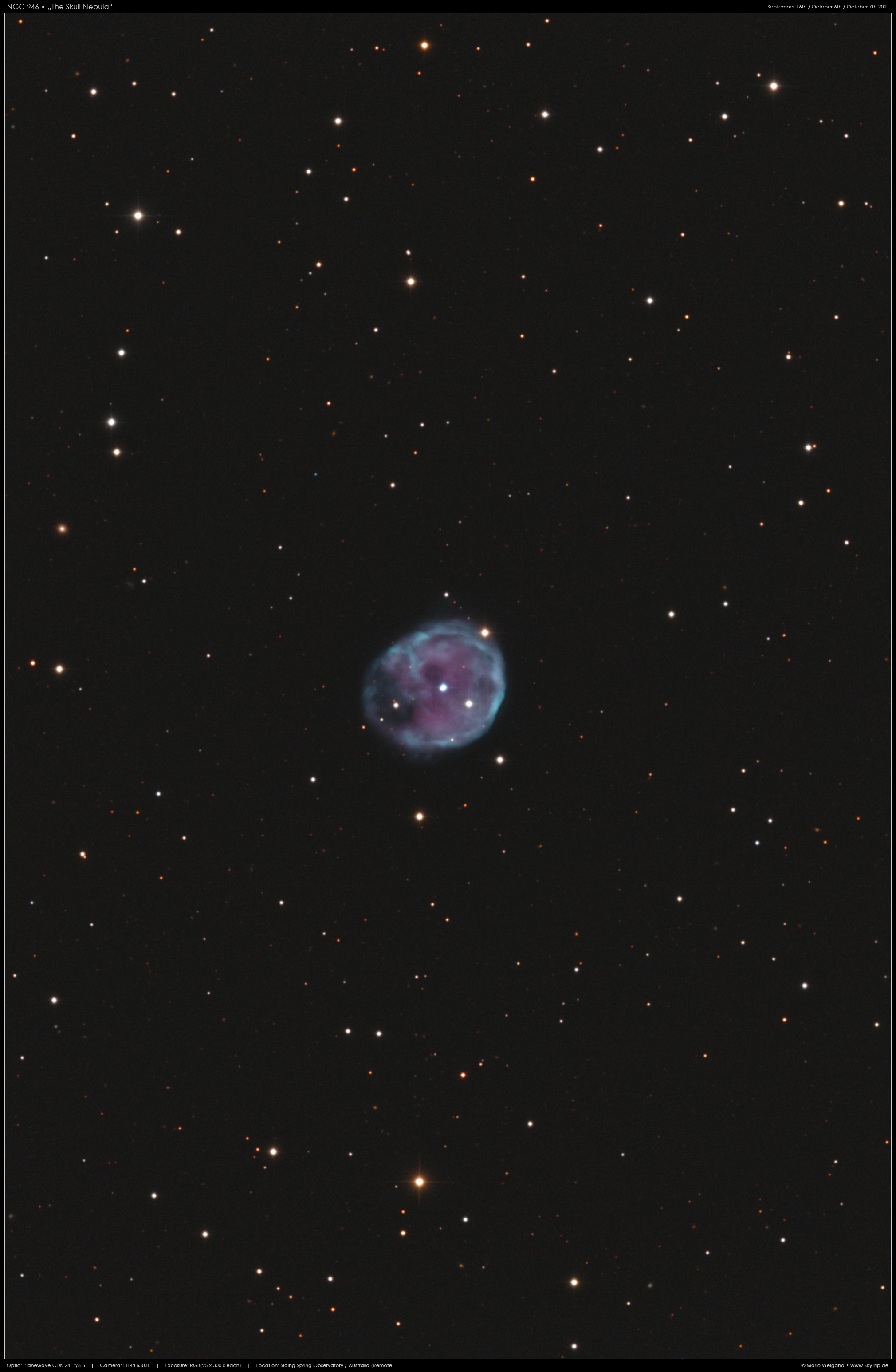 Skull Nebula NGC 246