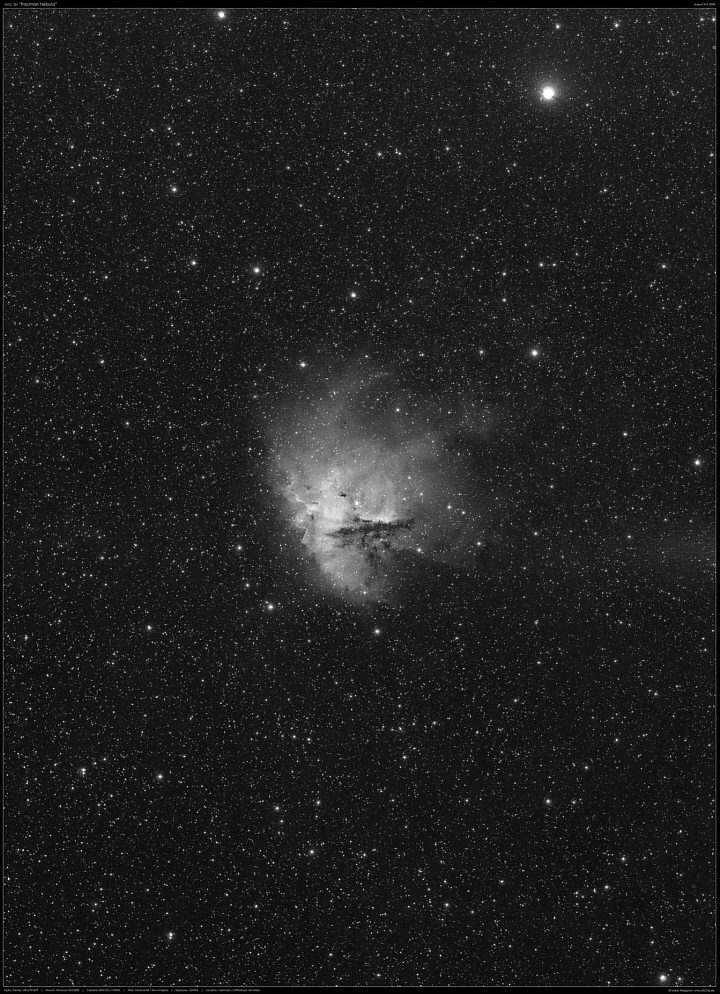 Pacman-Nebel NGC 281 in H-Alpha