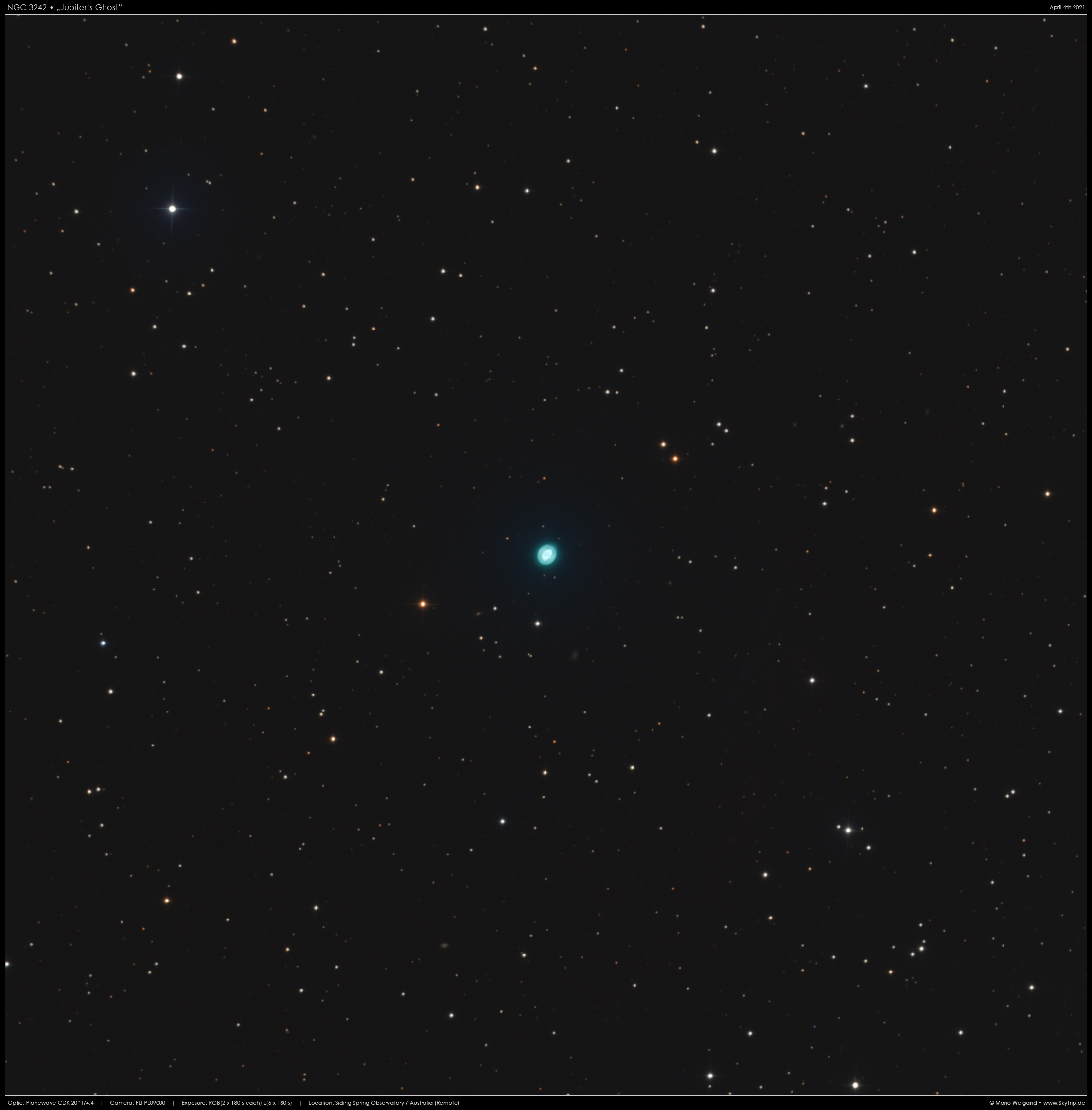 Jupiter's Ghost NGC 3242