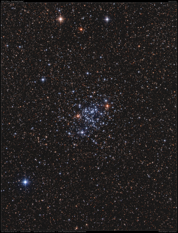 NGC 3766 in Centaurus