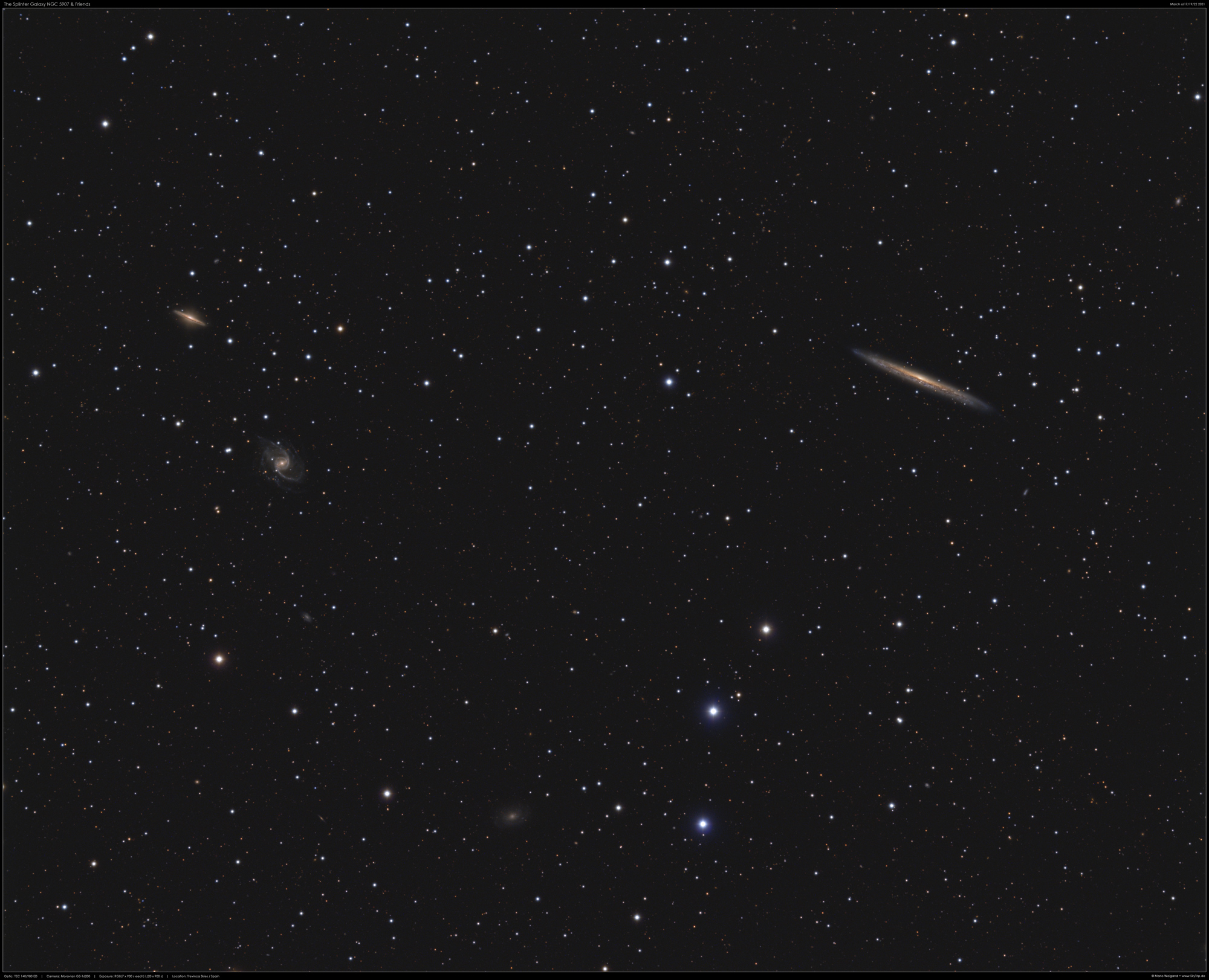 Splinter Galaxy NGC 5907