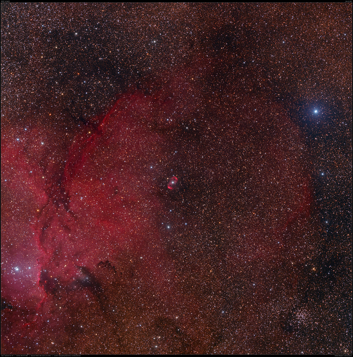 NGC 6193 & 6164 im Sternbild Ara