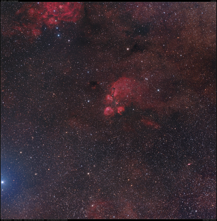 NGC 6334 Cat's Paw Nebula