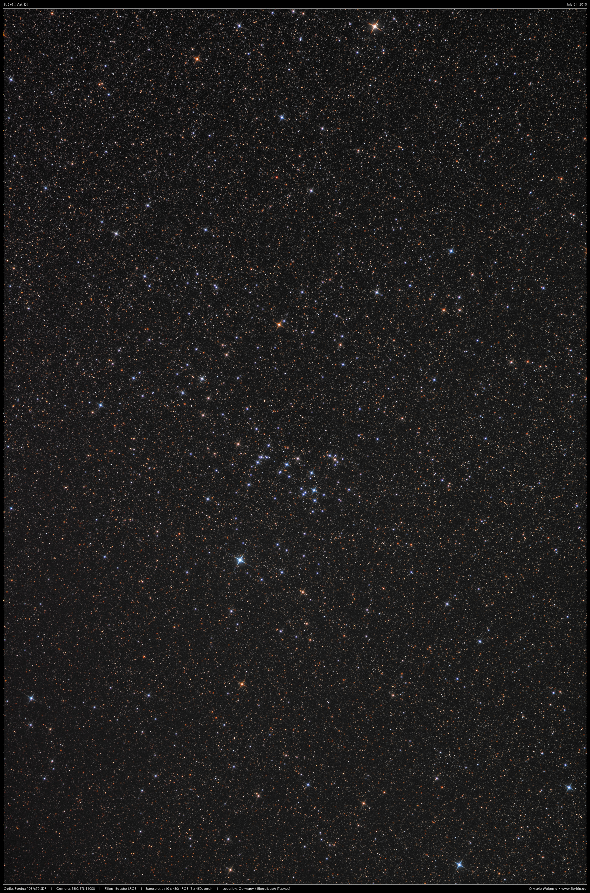 Sternhaufen NGC 6633