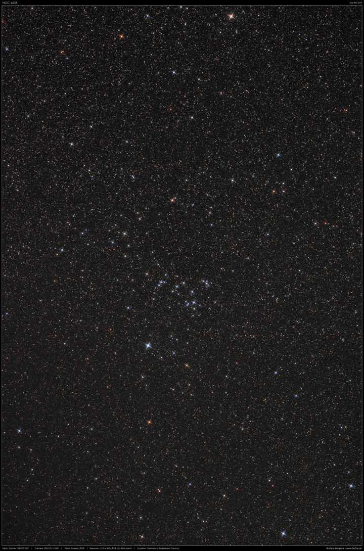 Sternhaufen NGC 6633