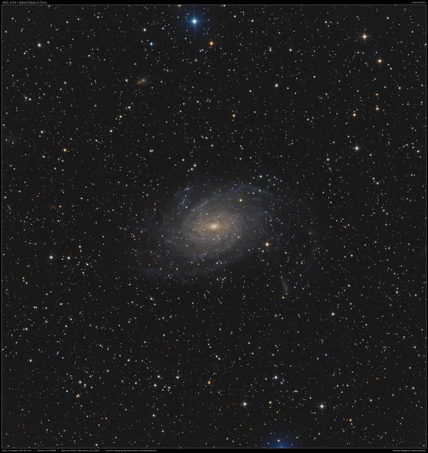 NGC 6744 im Sternbild Pfau